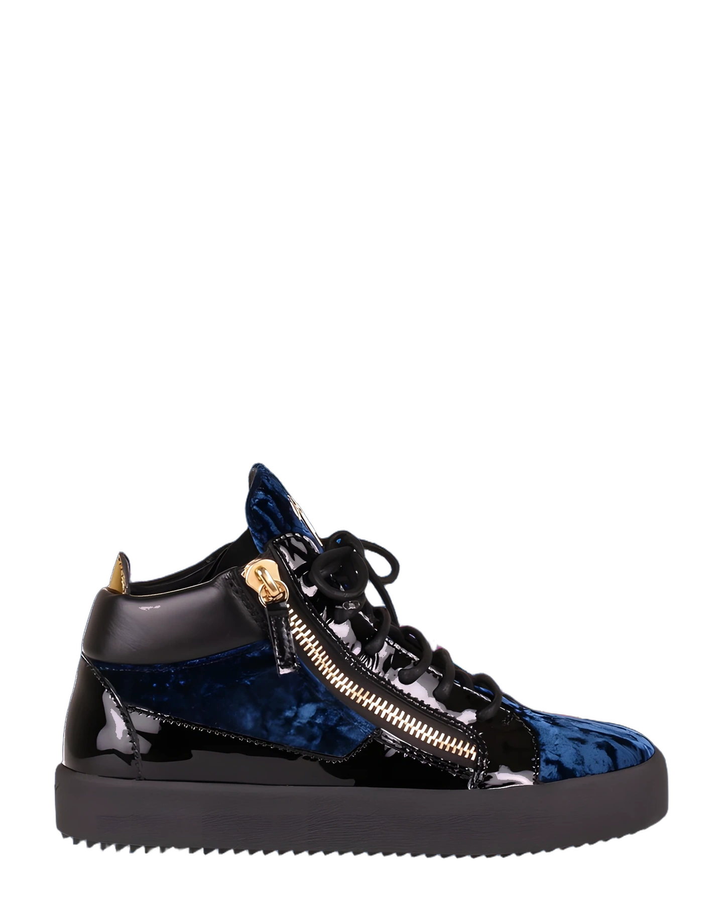 Giuseppe Zanotti Kriss Blue Velvet Mid
