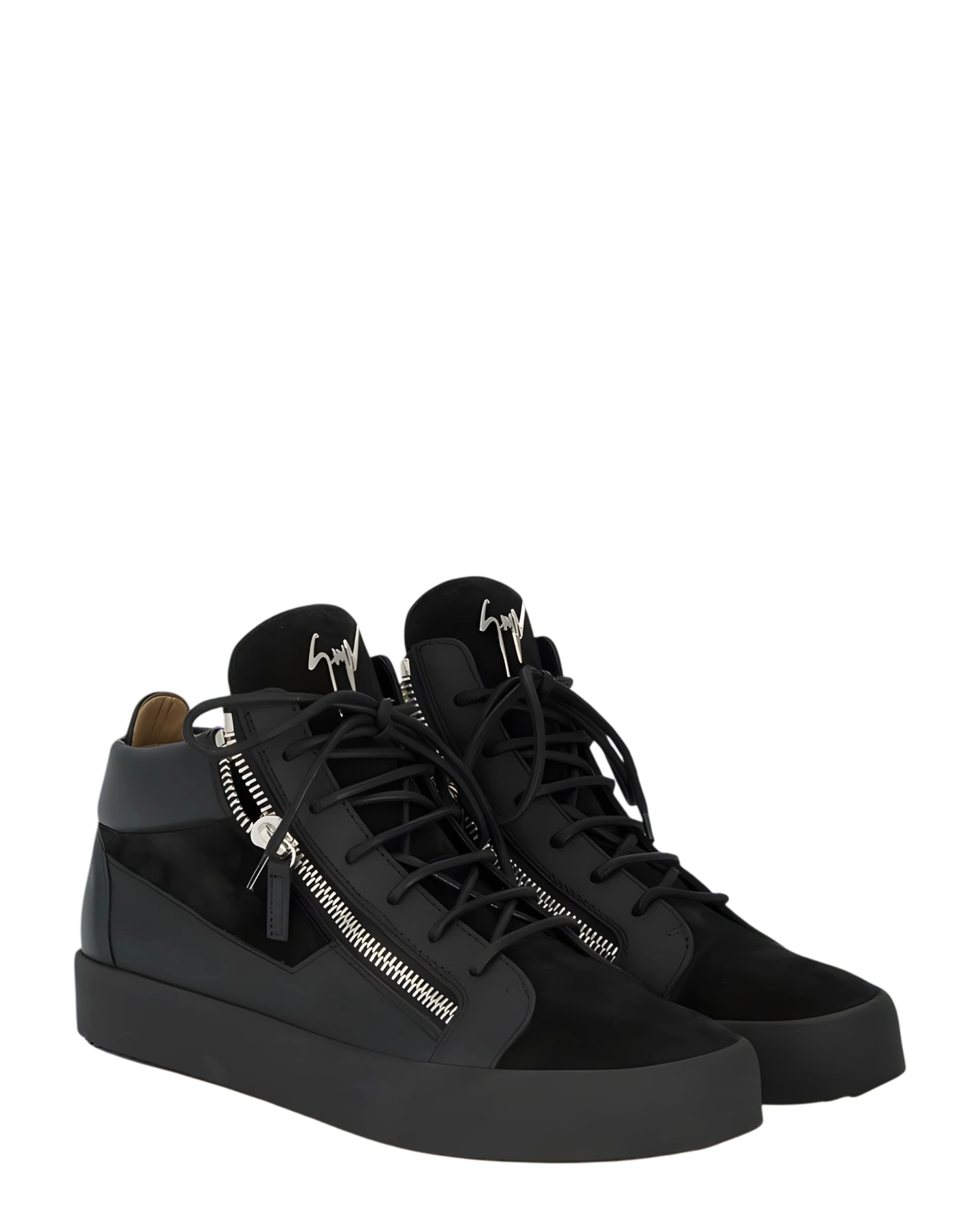 Giuseppe Zanotti Kriss Velvet Mid Matte Trim
