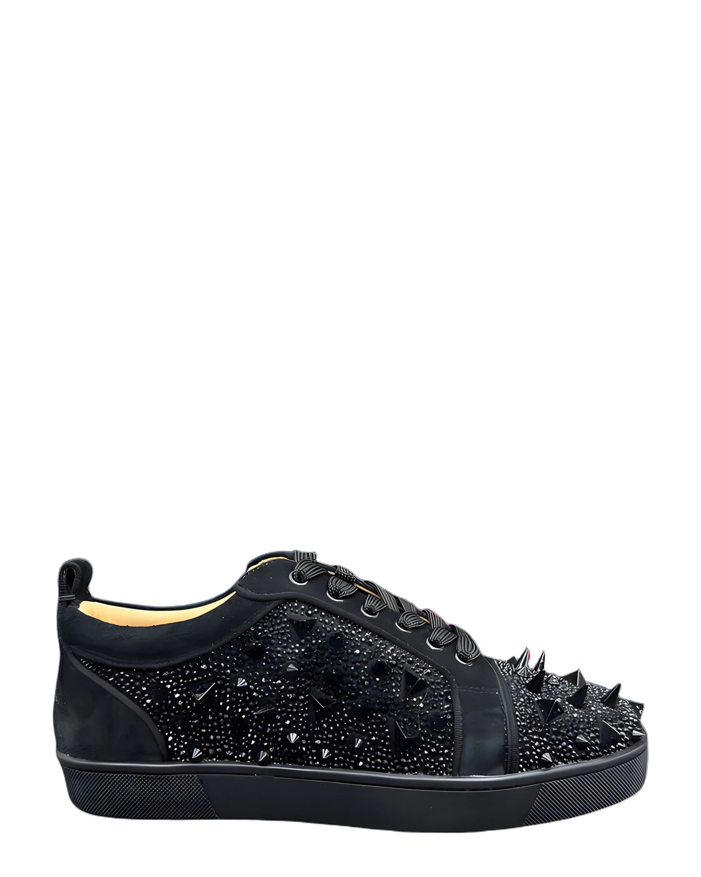 Louboutin Low Louis Junior P Pik Pik Strass