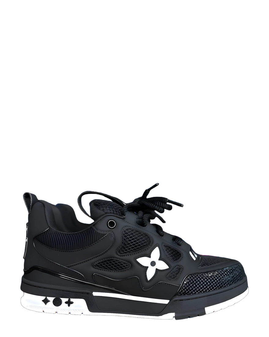 LV Skate Black White Matte Finish