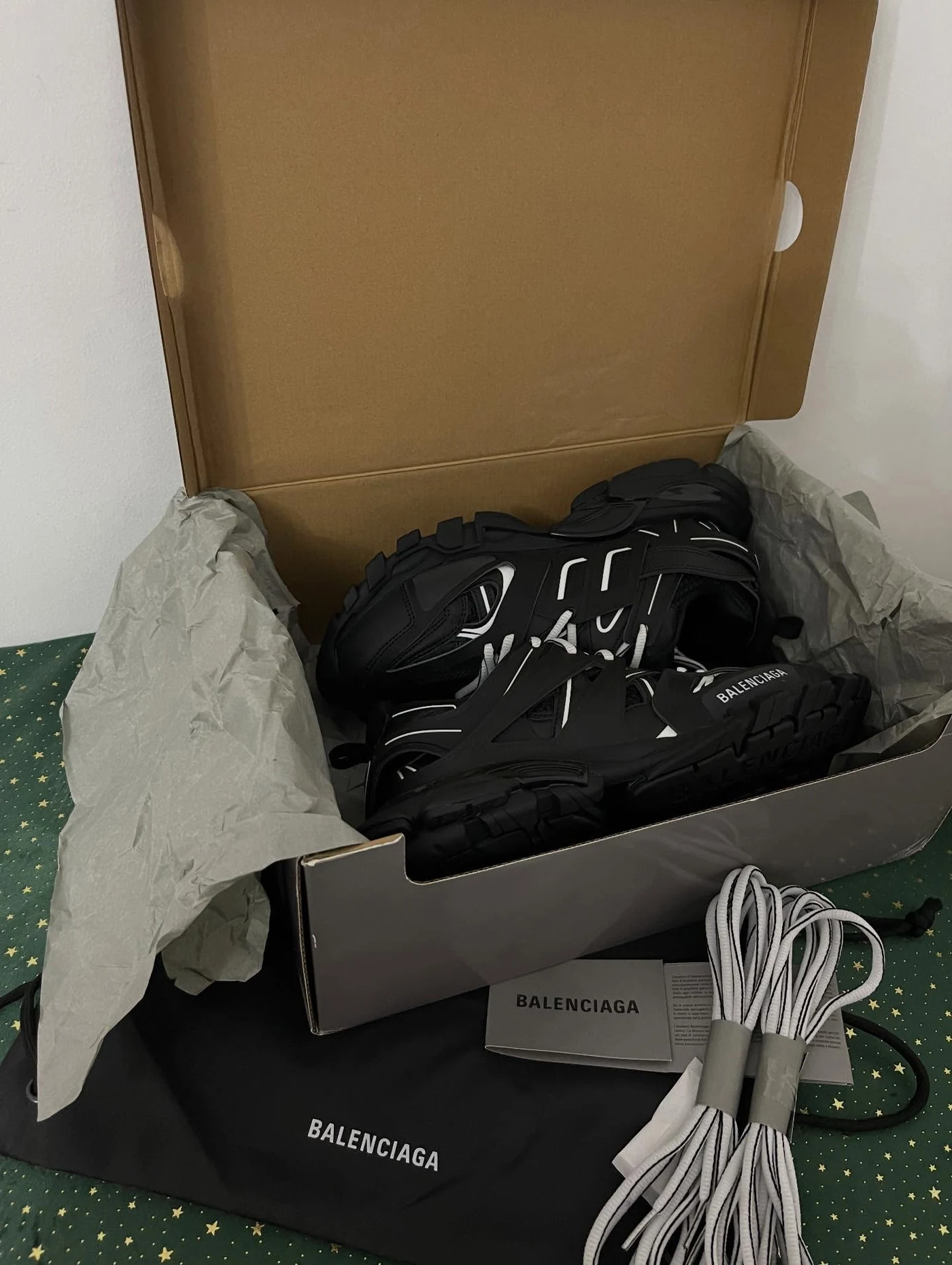 Balenciaga Track Black White, imaginea 11