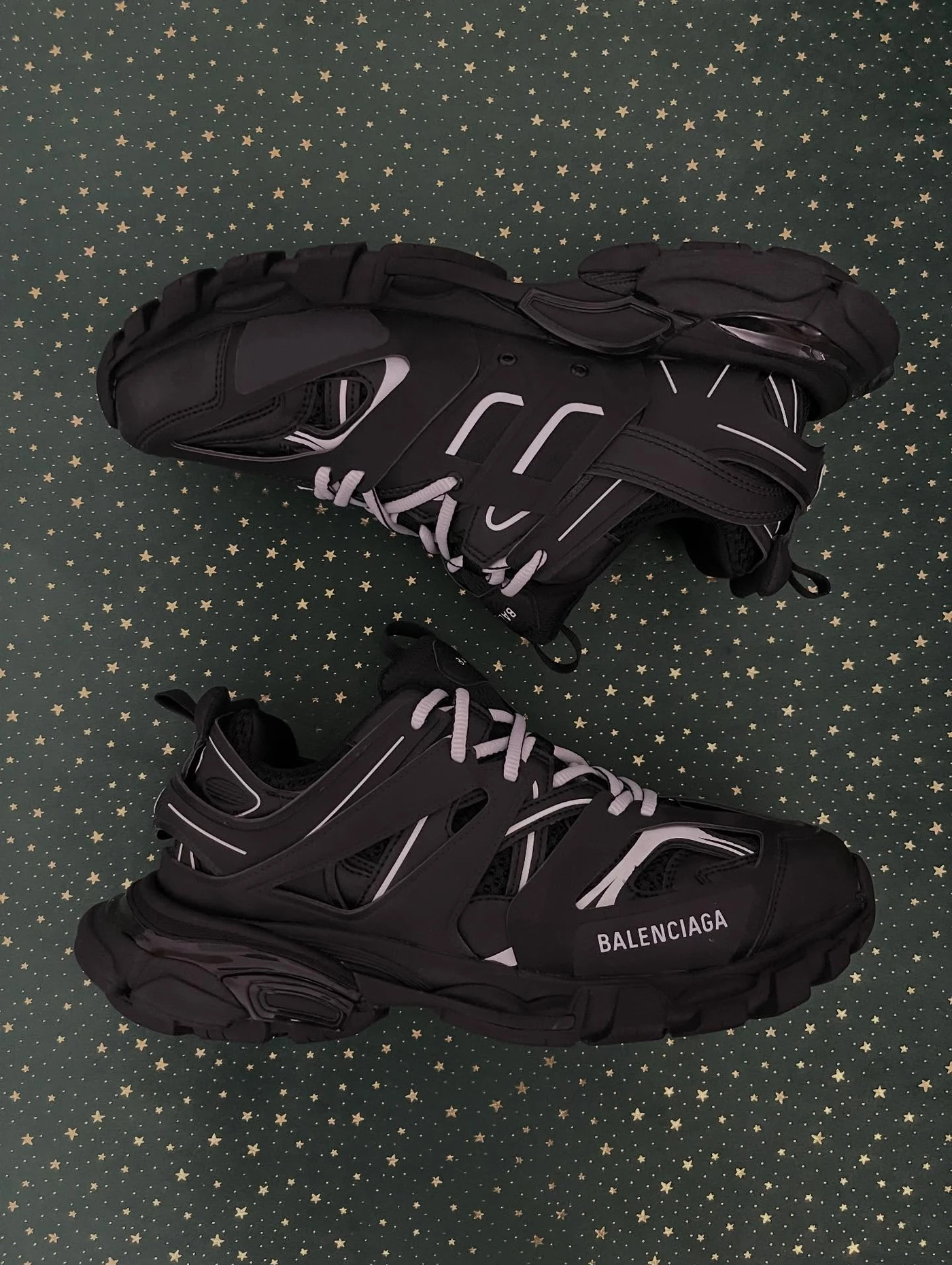 Balenciaga Track Black White, imaginea 2
