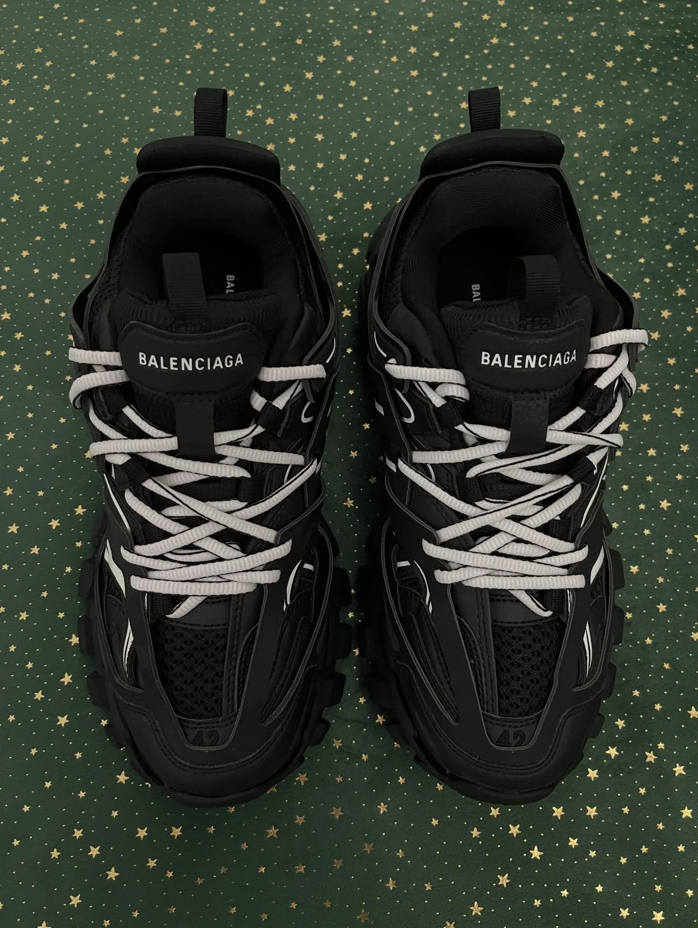 Balenciaga Track Black White, imaginea 3