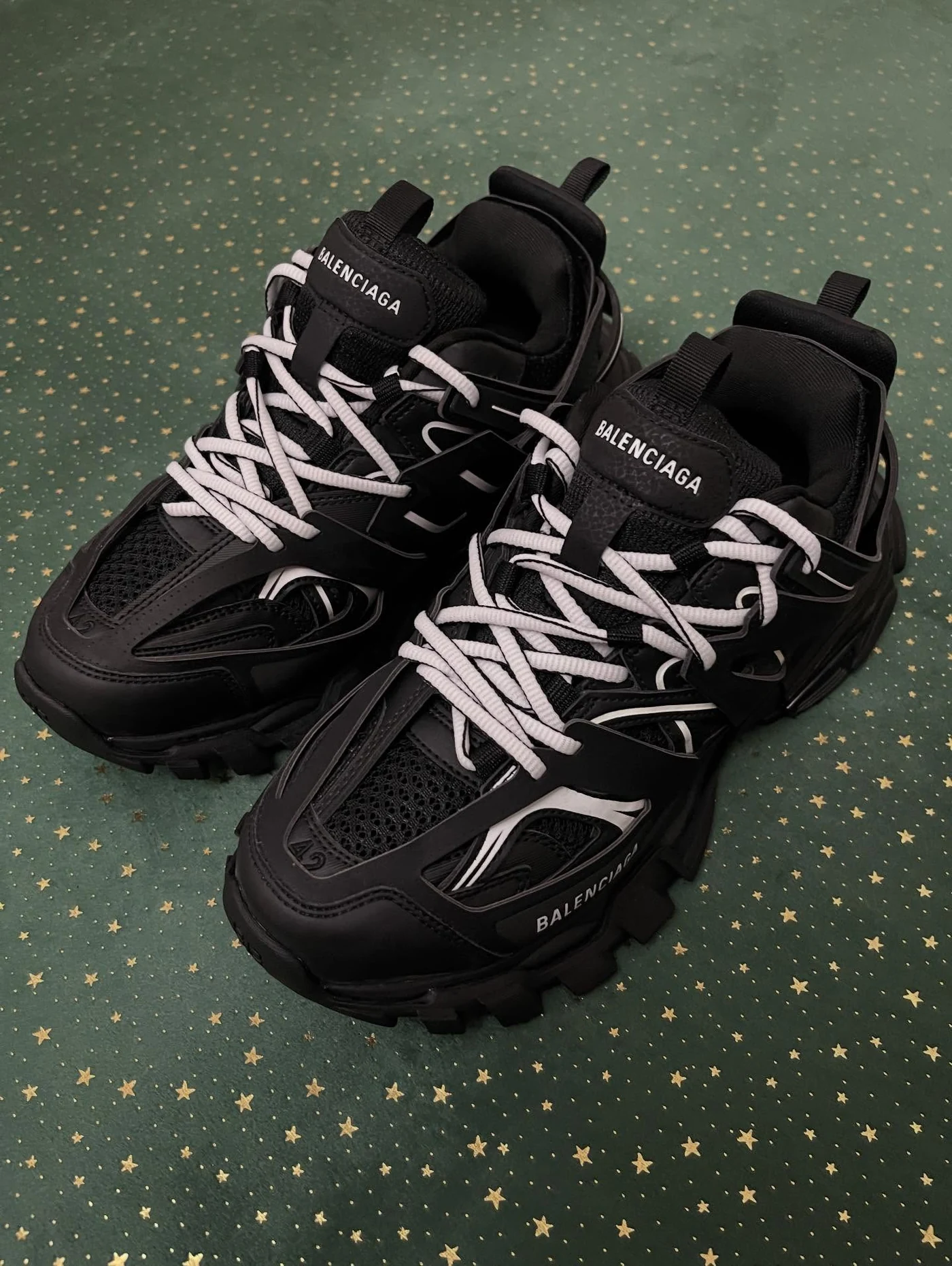 Balenciaga Track Black White, imaginea 4