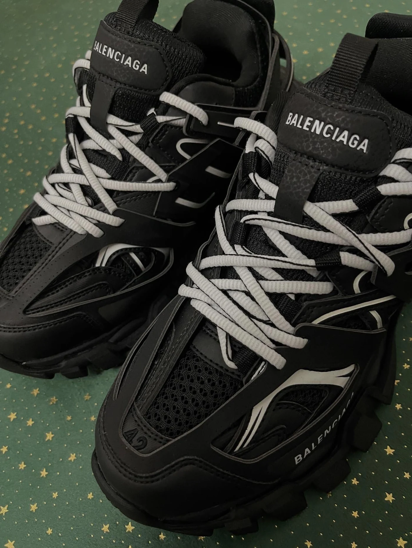 Balenciaga Track Black White, imaginea 5