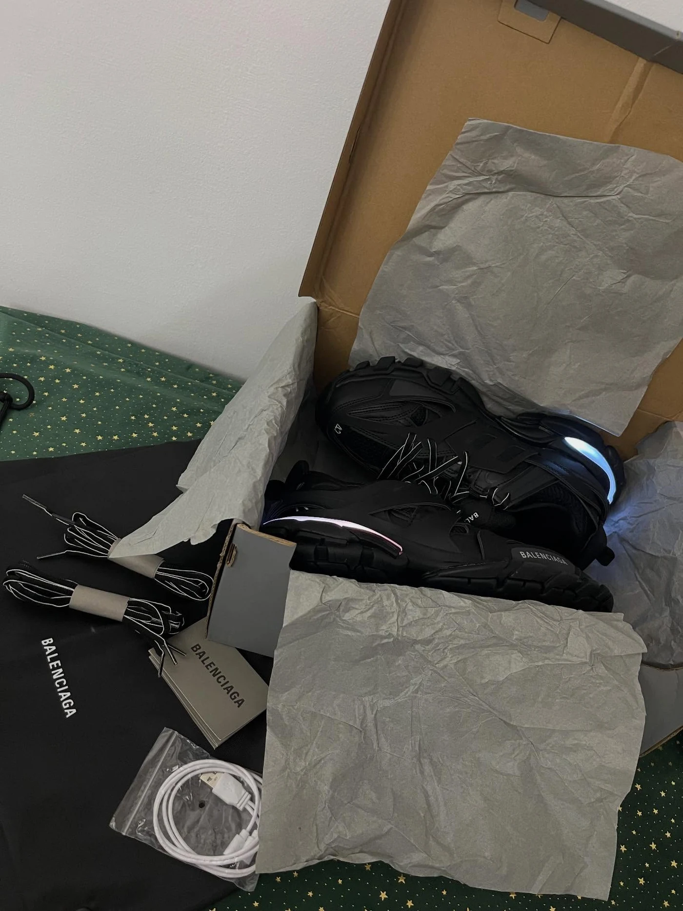 Balenciaga Track Led Black, imaginea 14