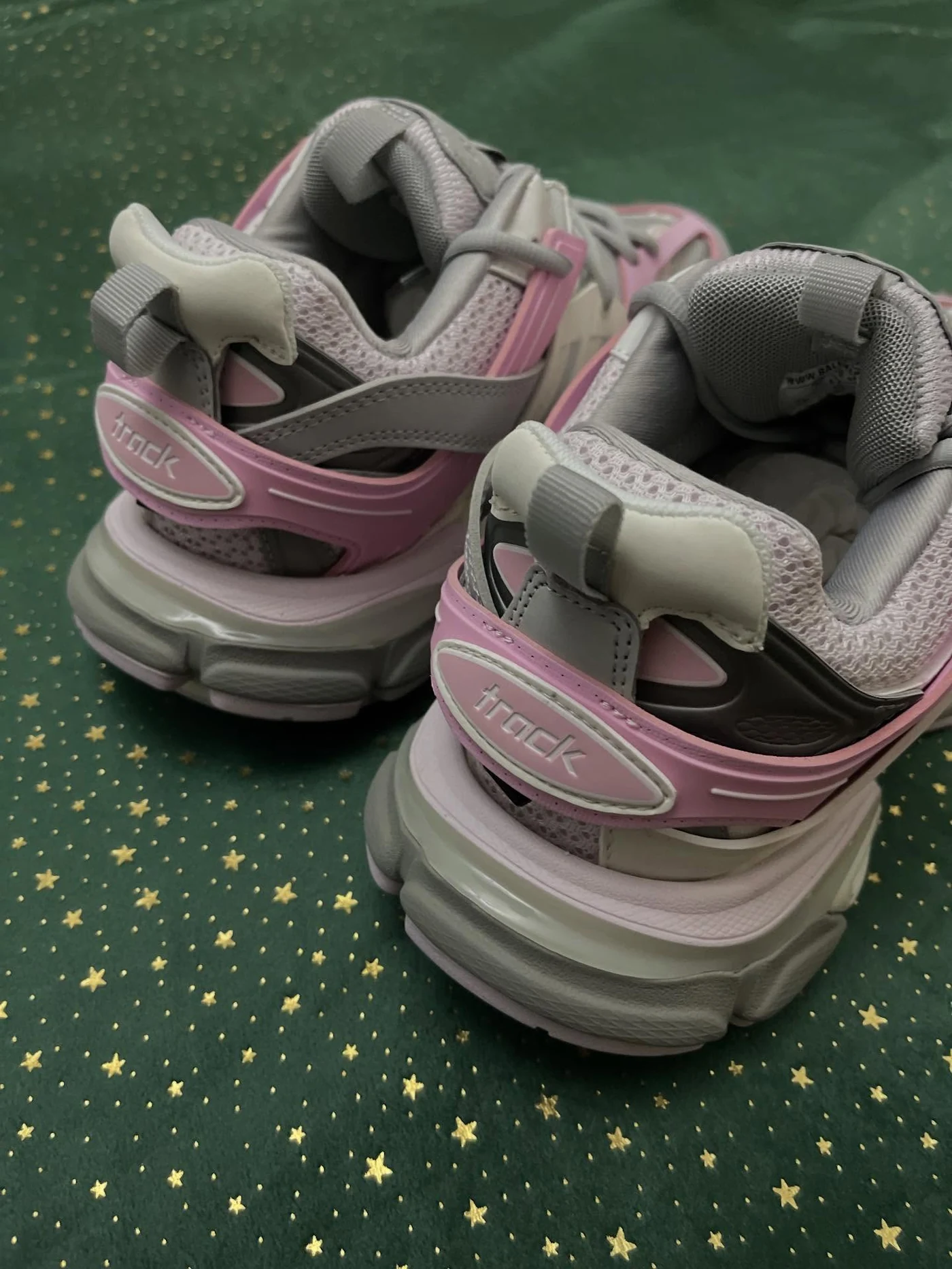 Balenciaga Track Led Grey Pink, imaginea 9