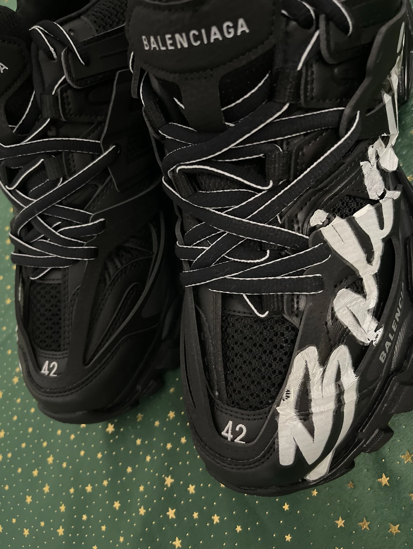 Balenciaga Track Signature Black, imaginea 5