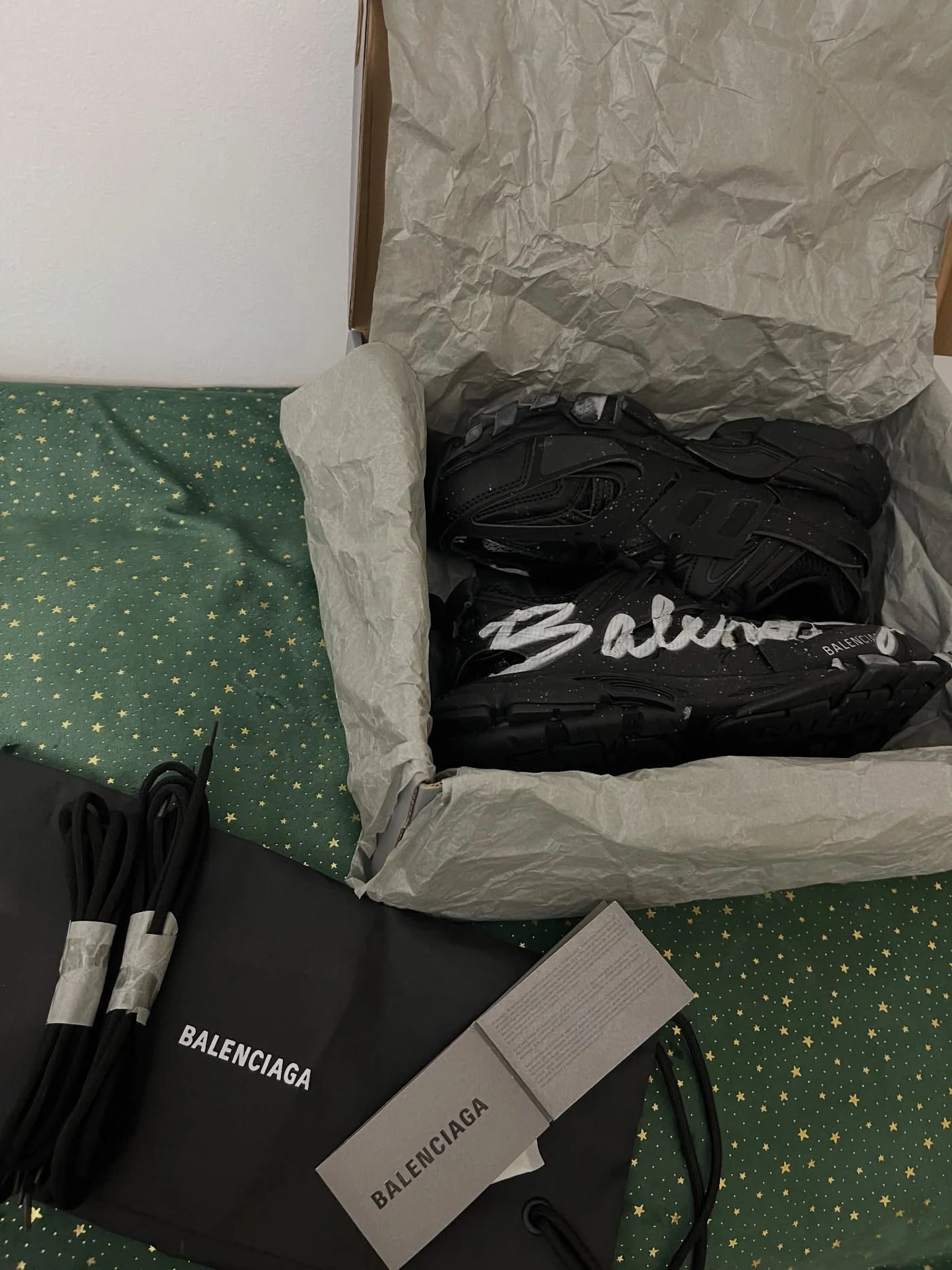 Balenciaga Track Signature Black Distressed Finish, imaginea 11