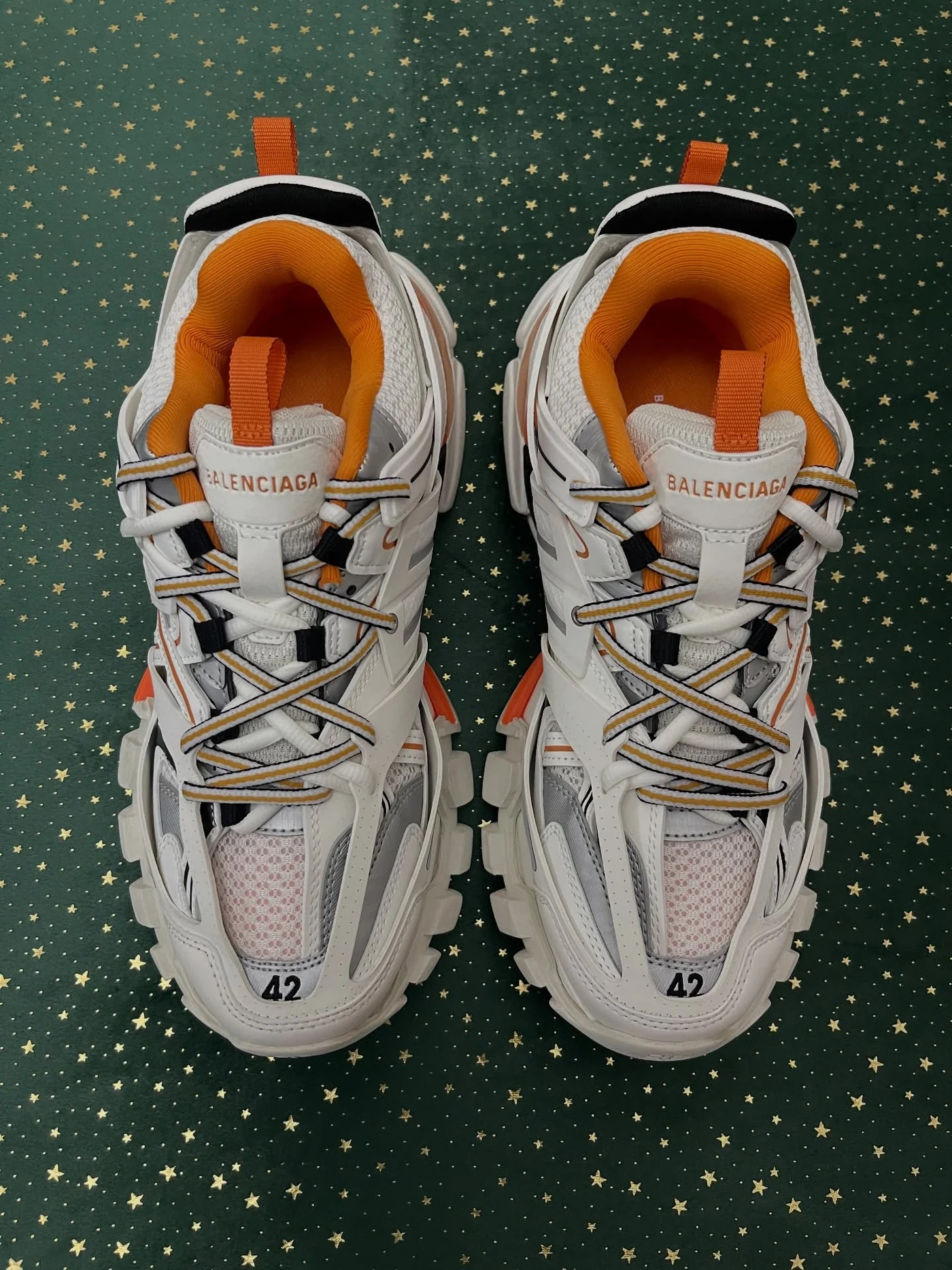 Balenciaga Track White Orange, imaginea 3