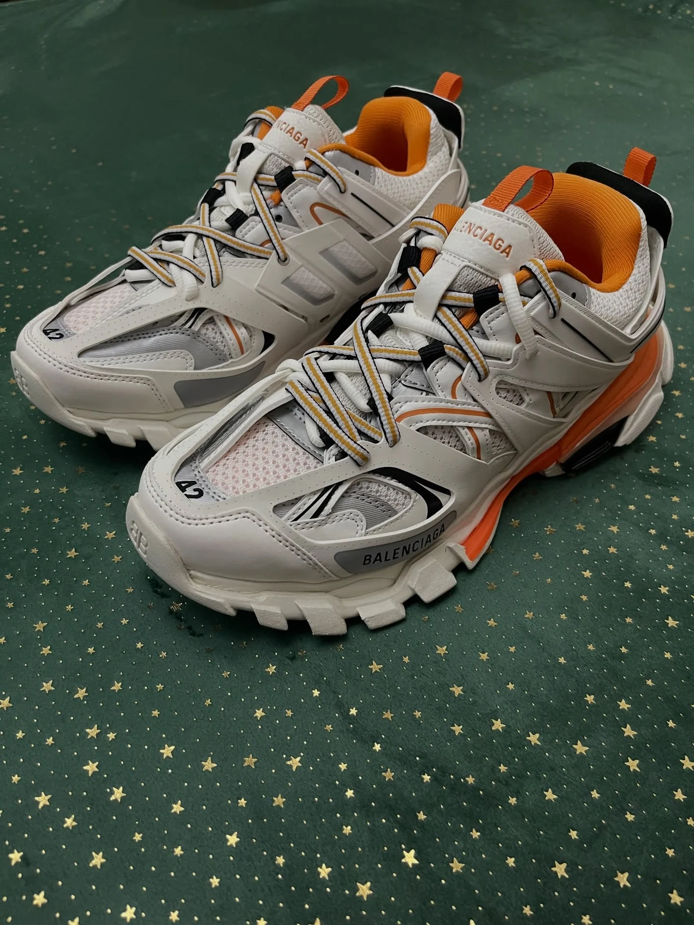 Balenciaga Track White Orange, imaginea 4