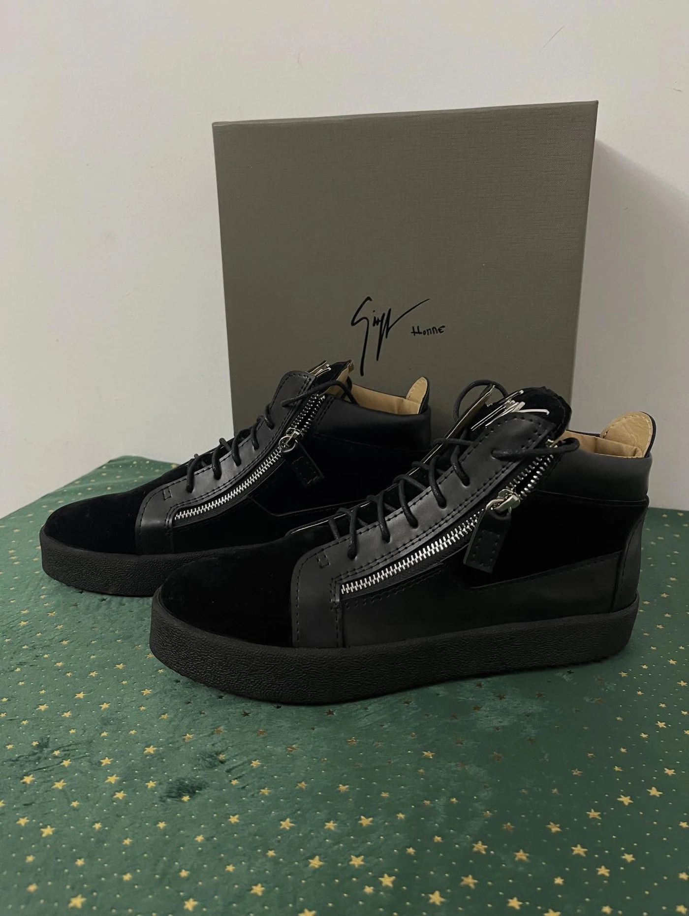 Giuseppe Zanotti Kriss Velvet Mid Matte Trim, imaginea 14