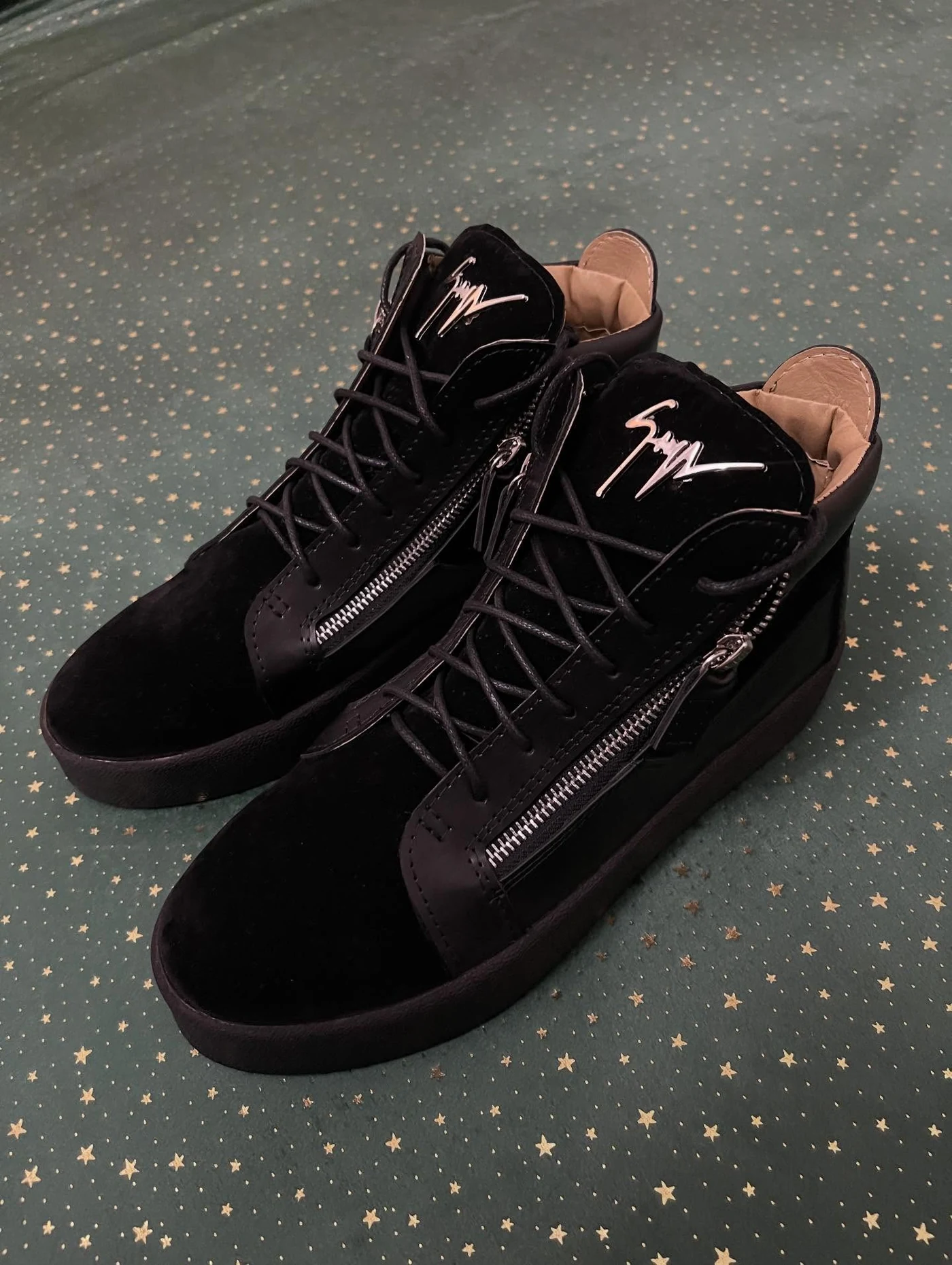 Giuseppe Zanotti Kriss Velvet Mid Matte Trim, imaginea 7