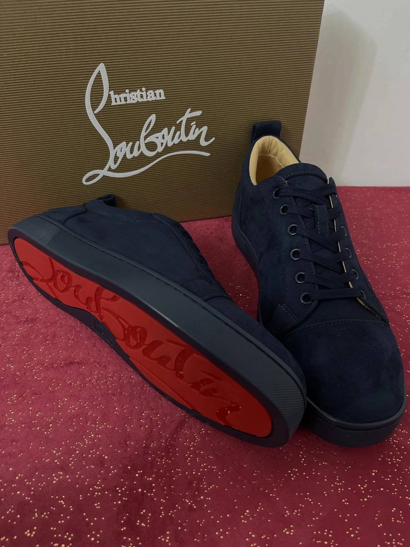 Louboutin Fun Louis Junior Marine, imaginea 3