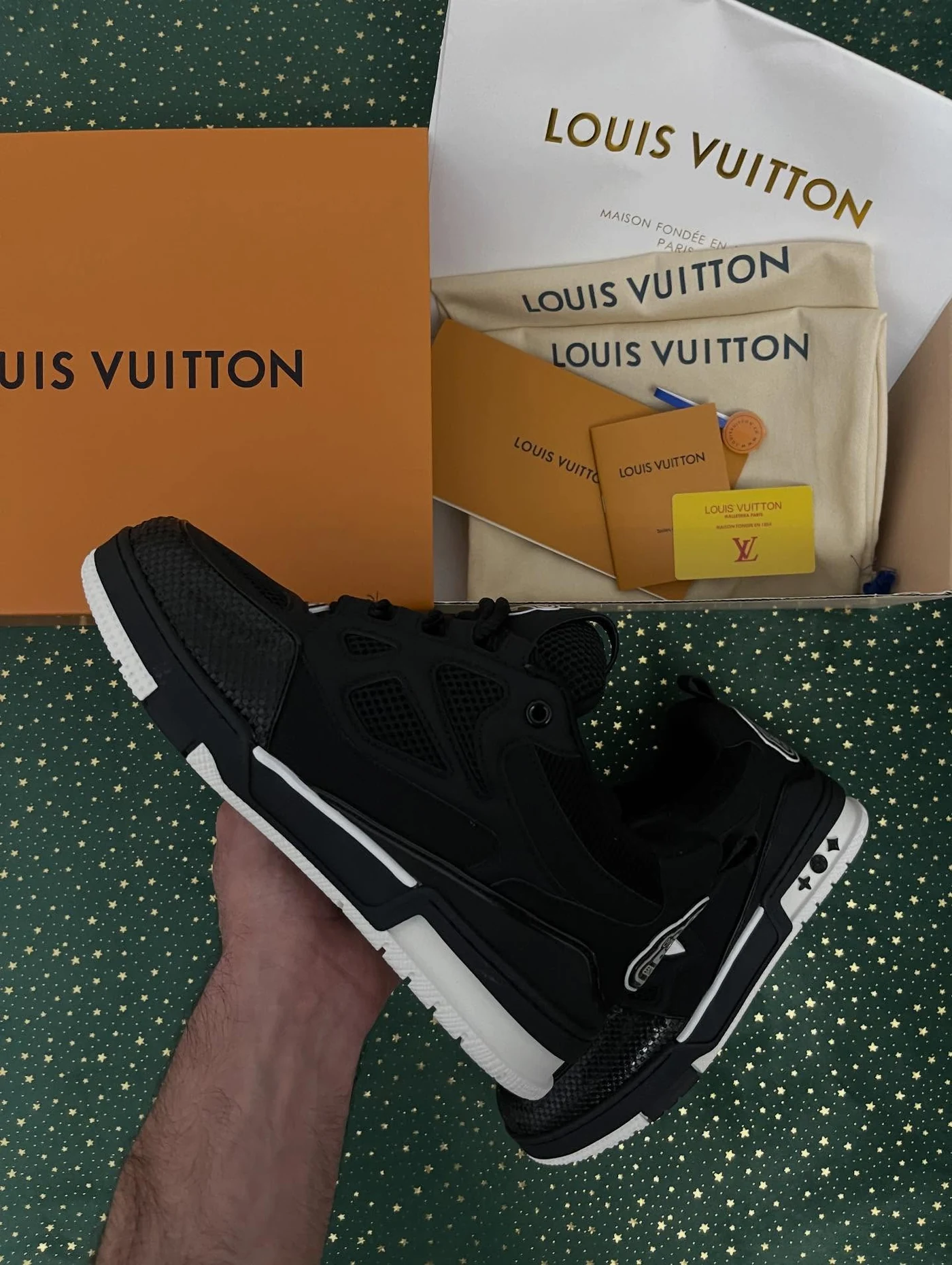 LV Skate Black White Matte Finish, imaginea 8