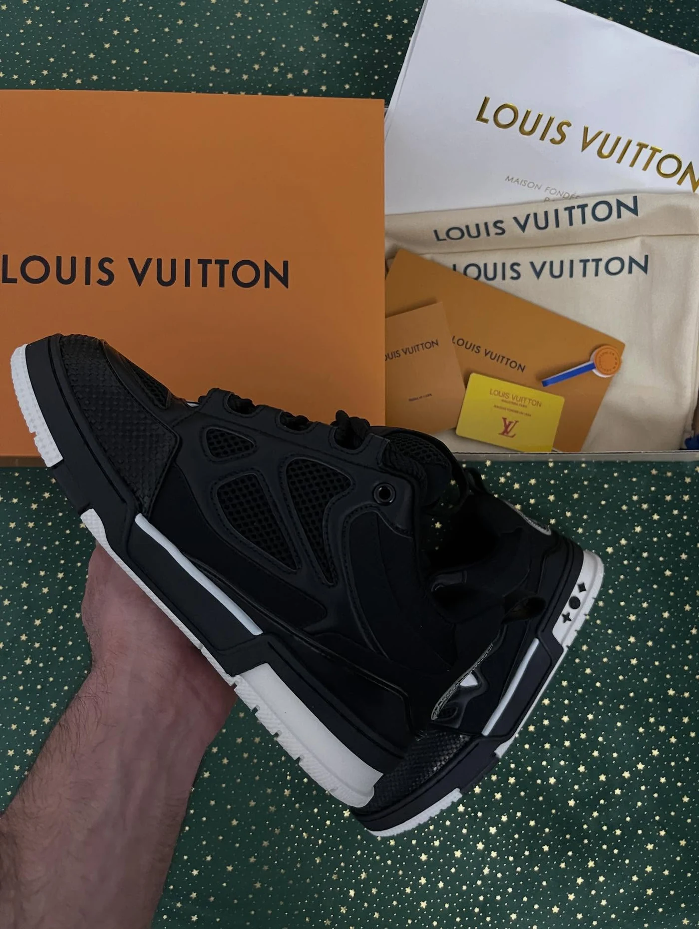 LV Skate Black White Satin Finish, imaginea 8