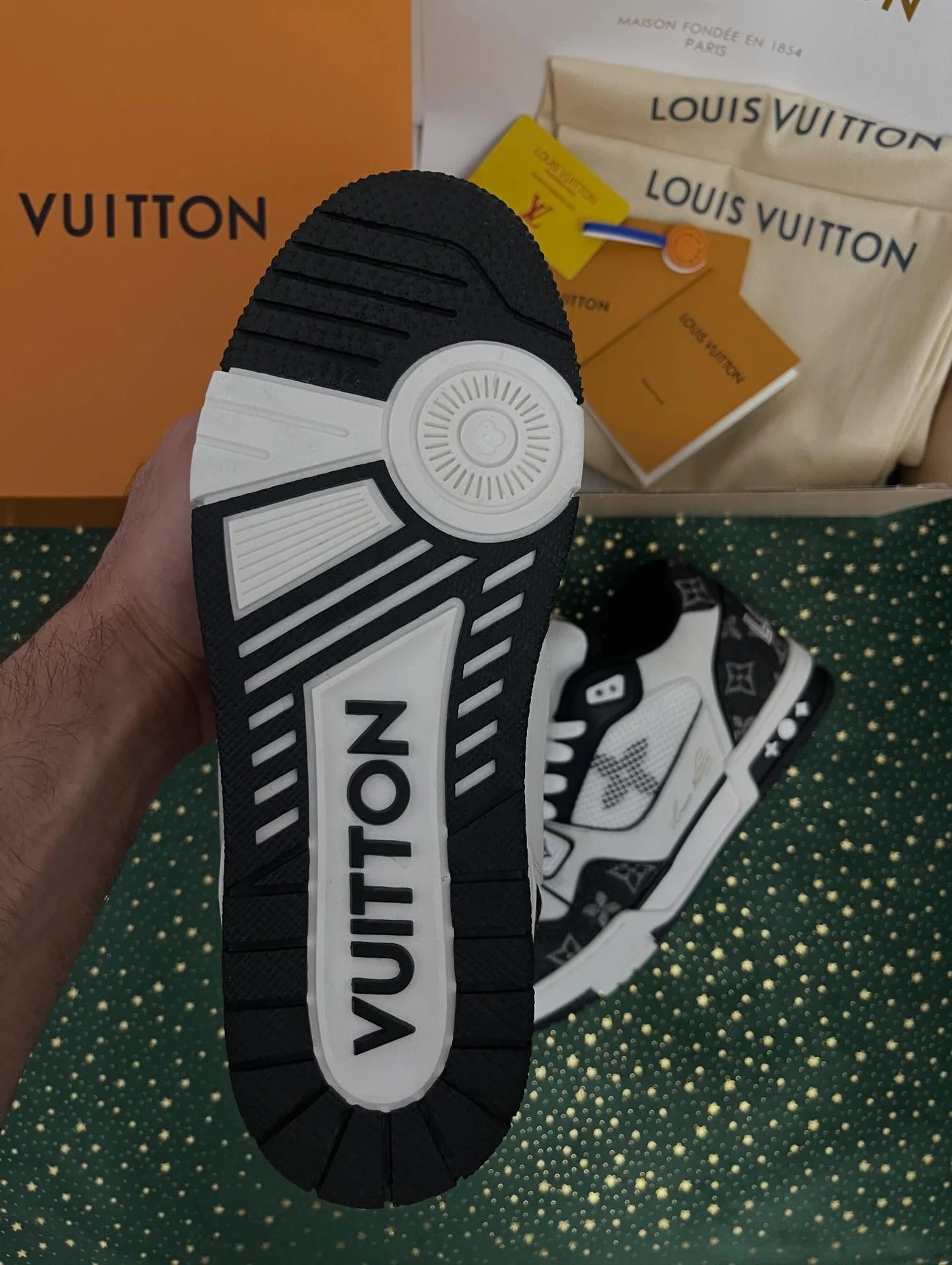 LV Trainer Velcro Strap Monogram Denim, imaginea 10