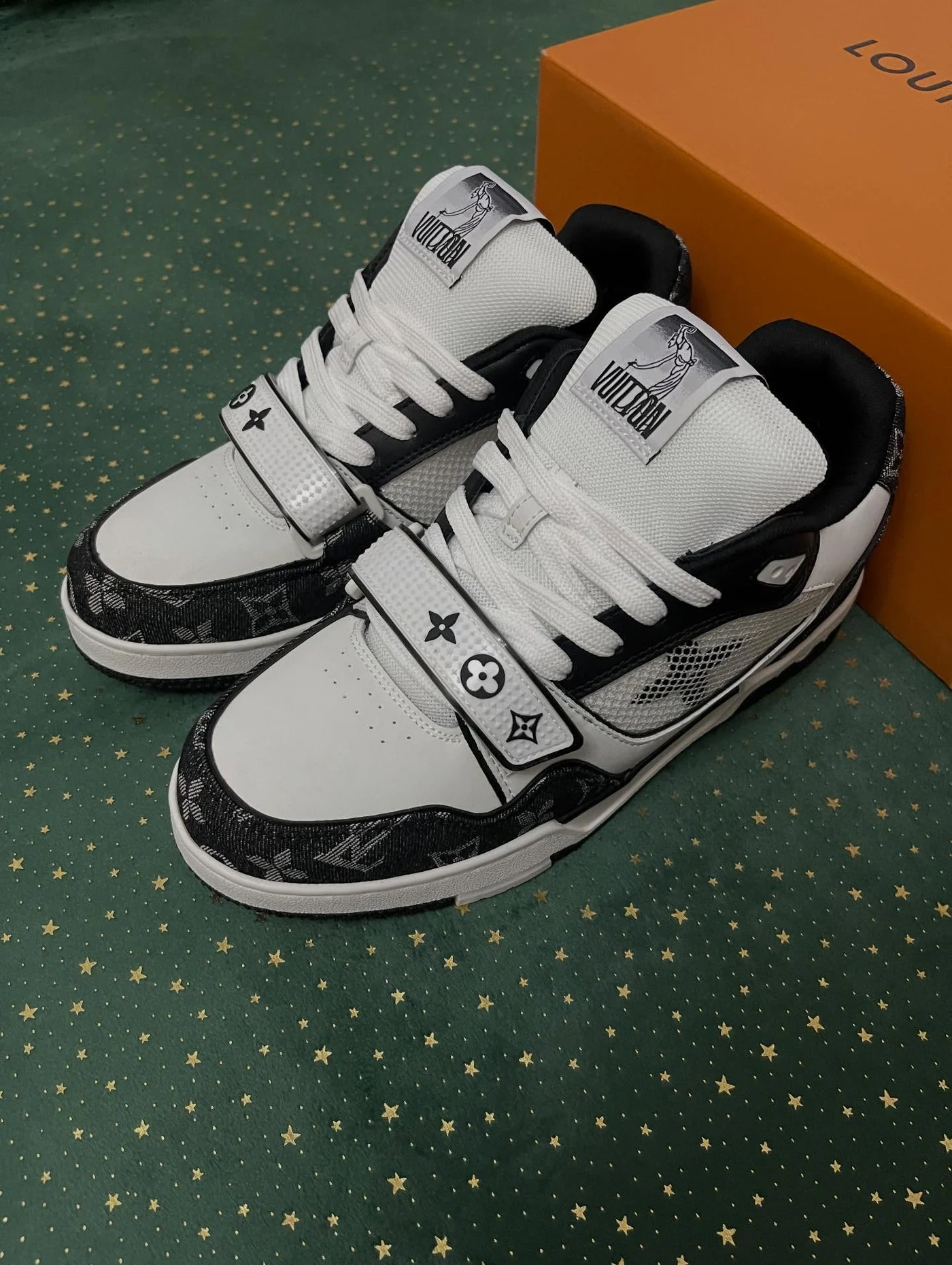 LV Trainer Velcro Strap Monogram Denim, imaginea 13