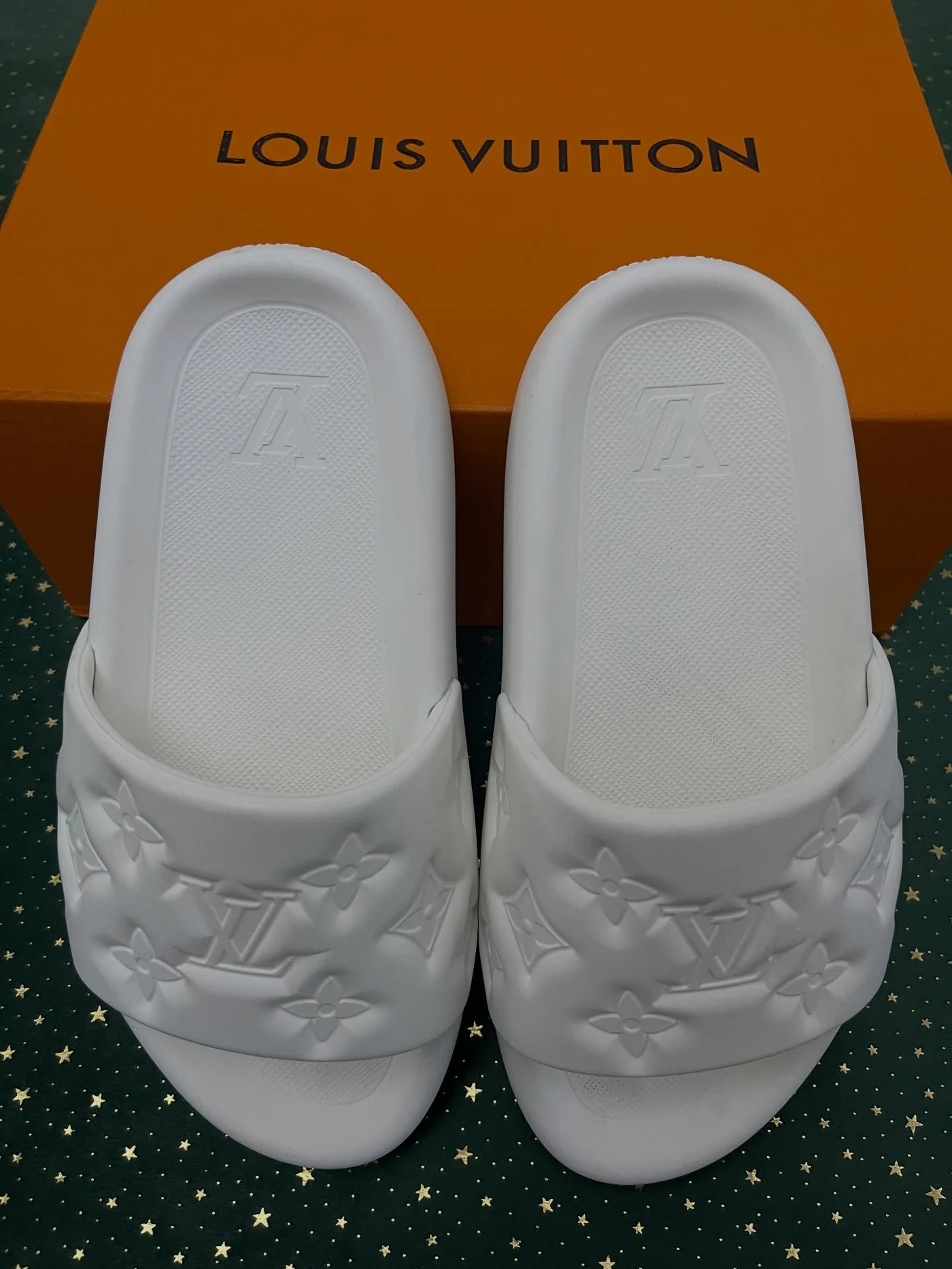 LV Waterfront Mule White, imaginea 10
