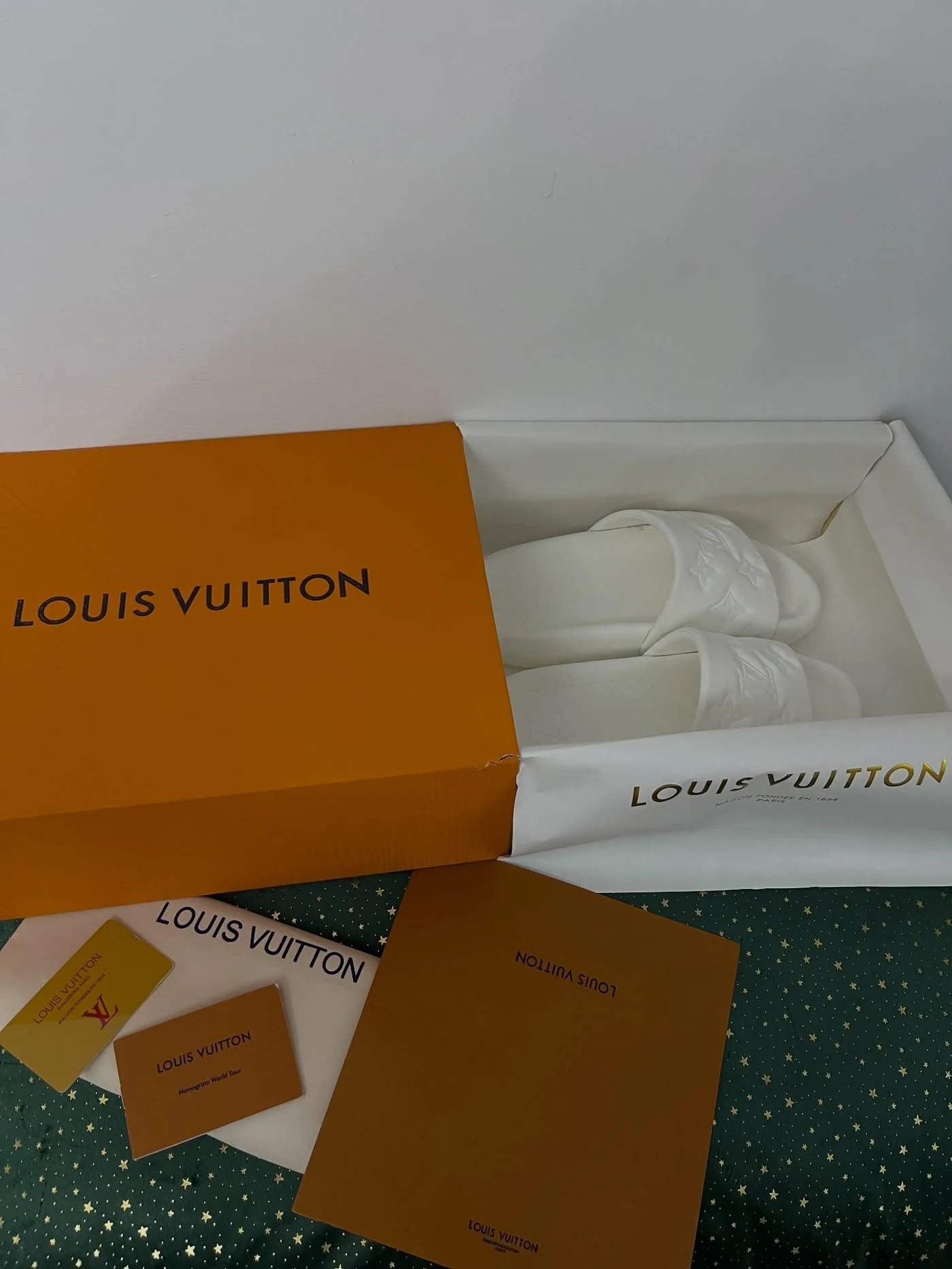 LV Waterfront Mule White, imaginea 11