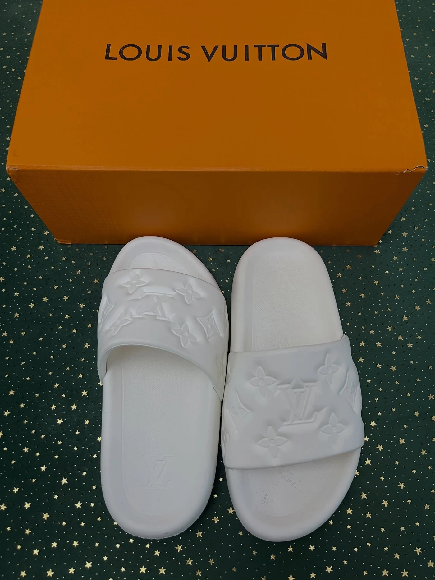 LV Waterfront Mule White, imaginea 4