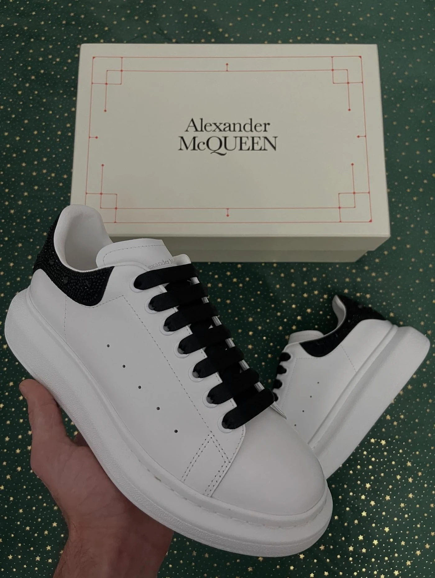 McQueen White Black Crystal, imaginea 3