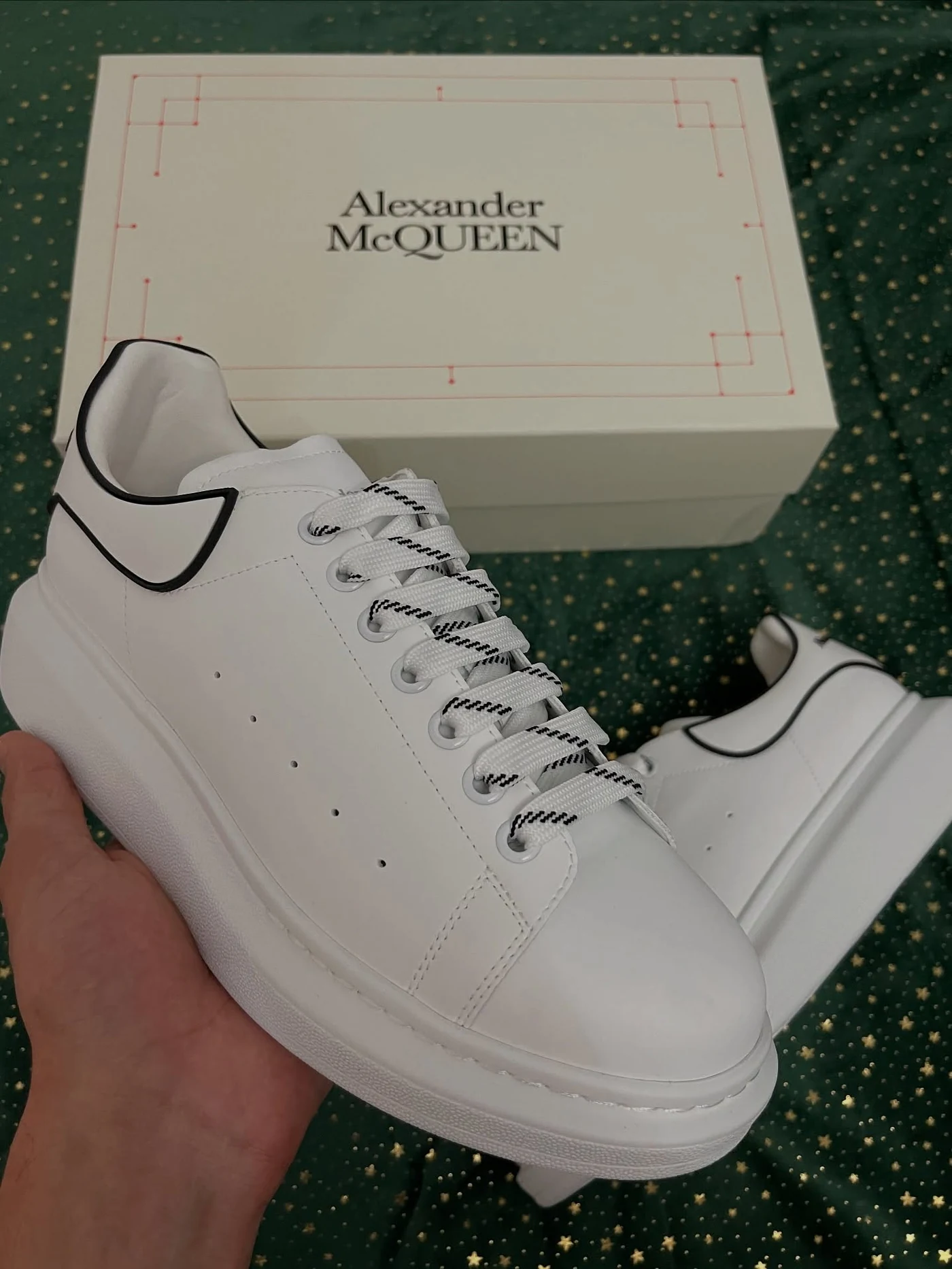 McQueen New Tech Calf Grey Outline, imaginea 3