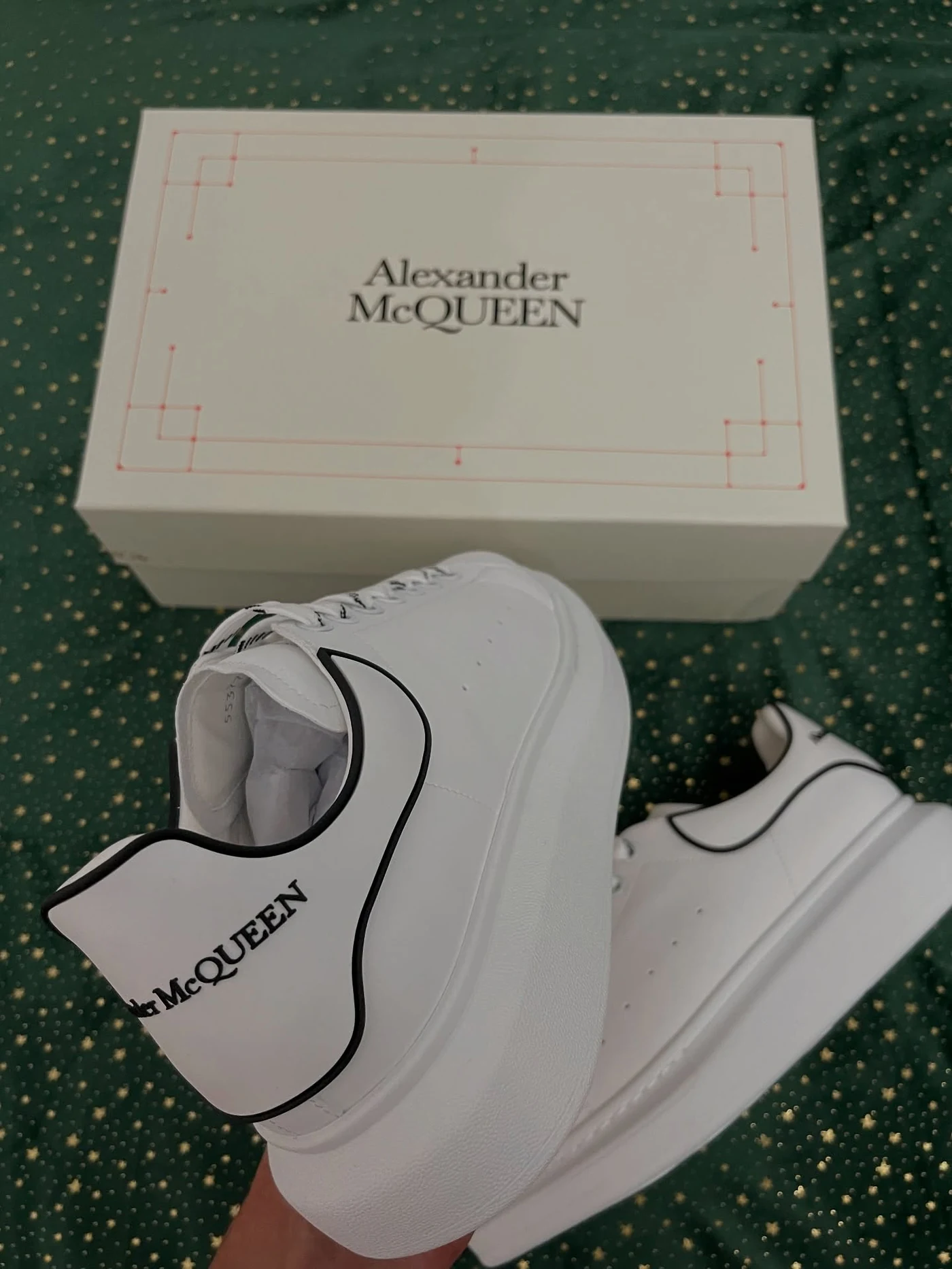 McQueen New Tech Calf Grey Outline, imaginea 4