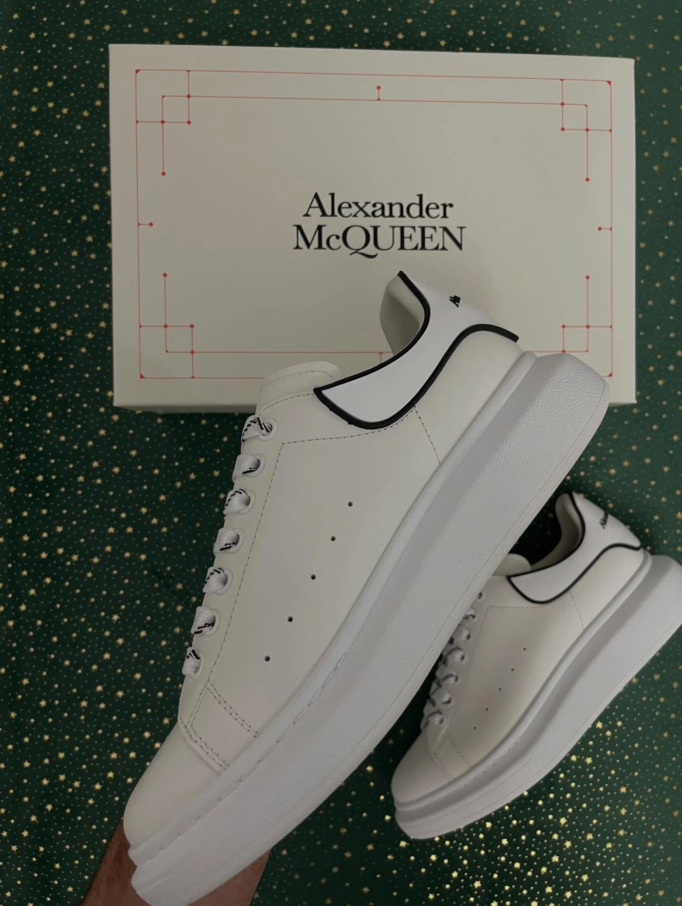 McQueen New Tech Calf White Outline, imaginea 5