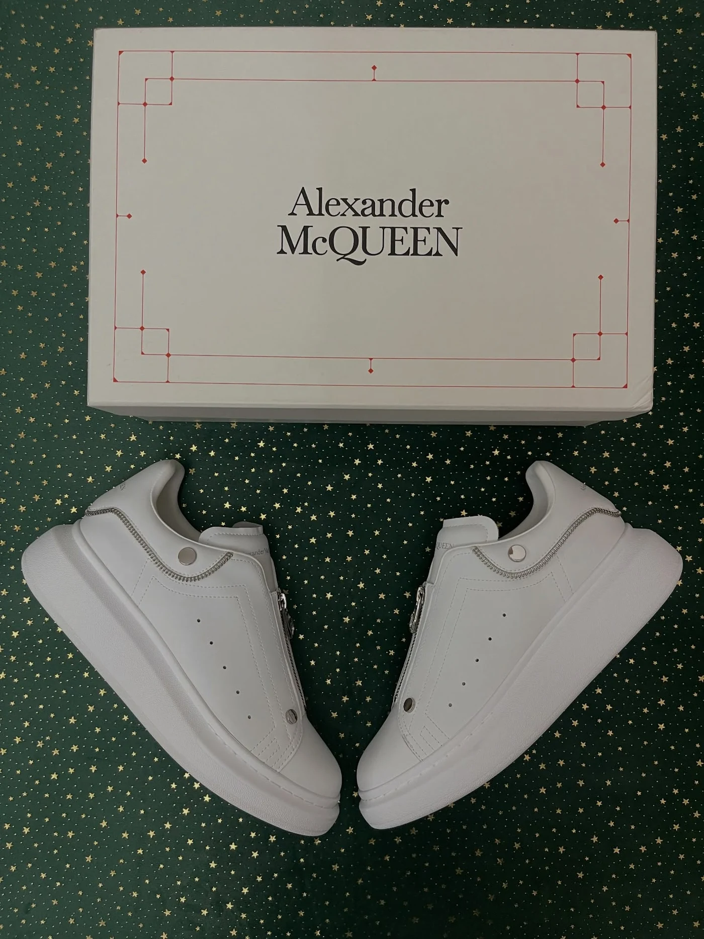 McQueen Zipper Tooth White, imaginea 2