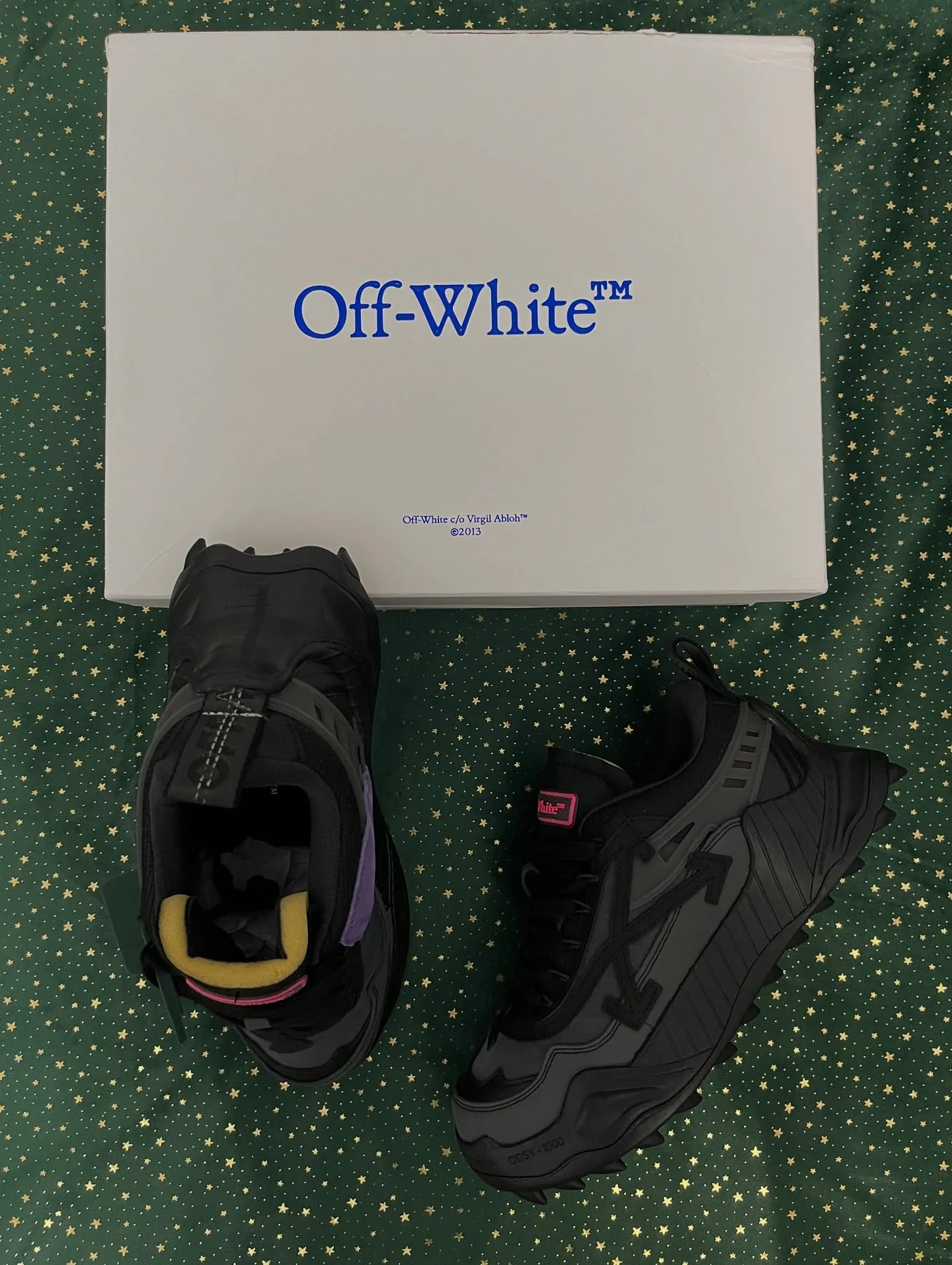 Off-White Odsy-1000 Black Grey Fuchsia, imaginea 12