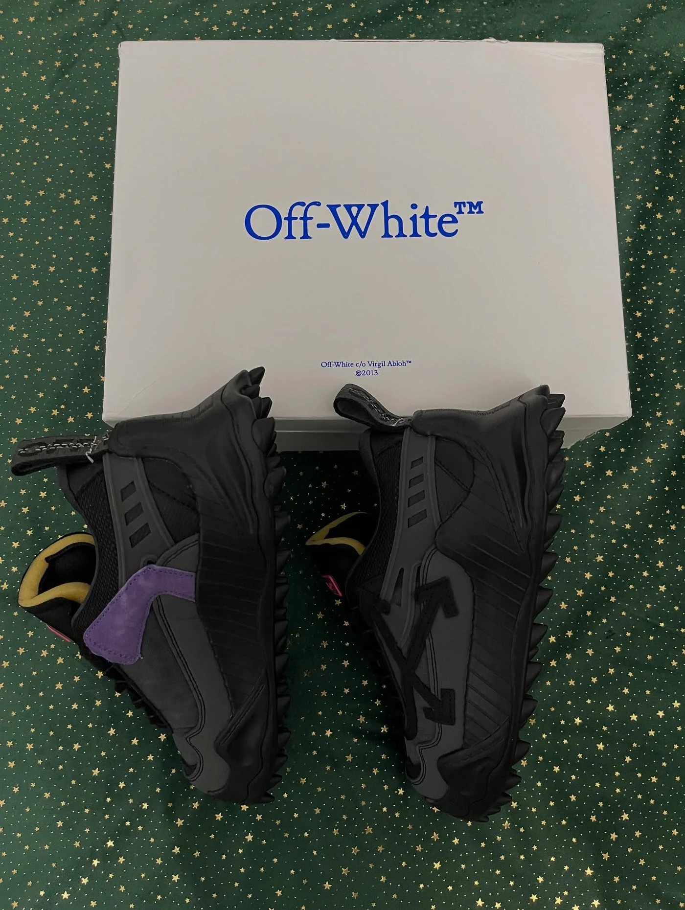 Off-White Odsy-1000 Black Grey Fuchsia, imaginea 13
