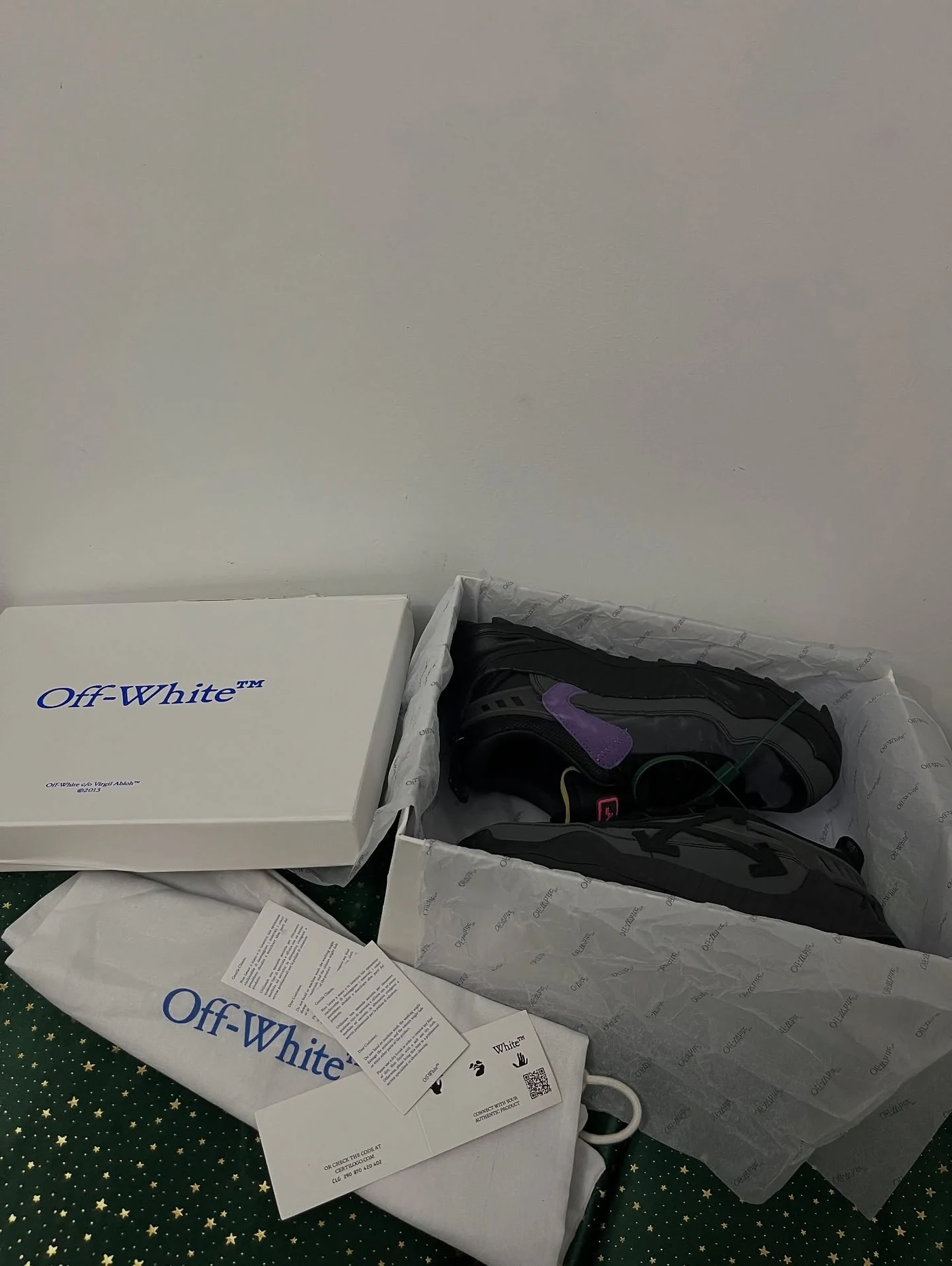 Off-White Odsy-1000 Black Grey Fuchsia, imaginea 14