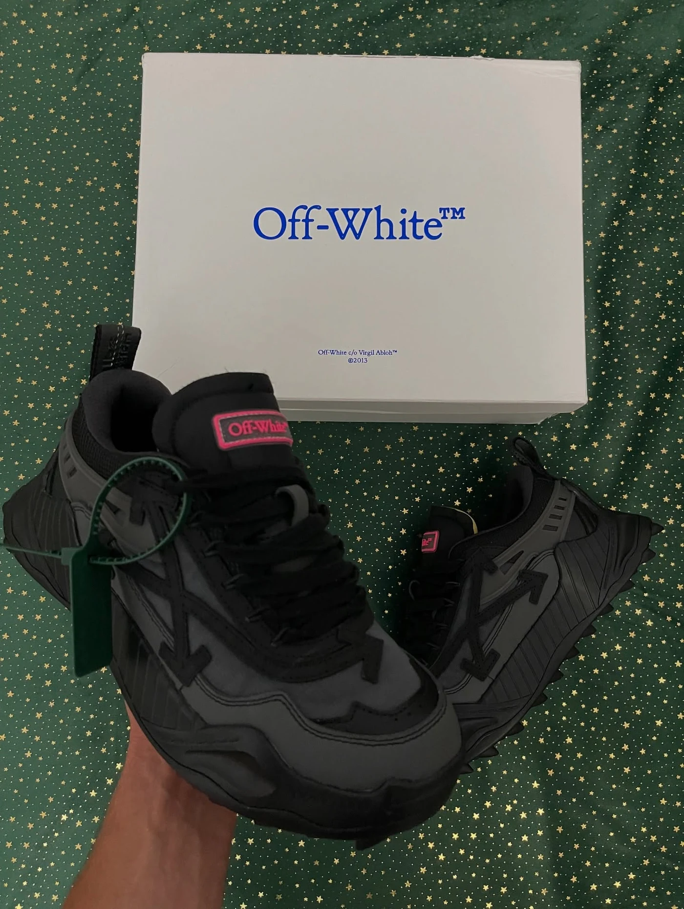 Off-White Odsy-1000 Black Grey Fuchsia, imaginea 5