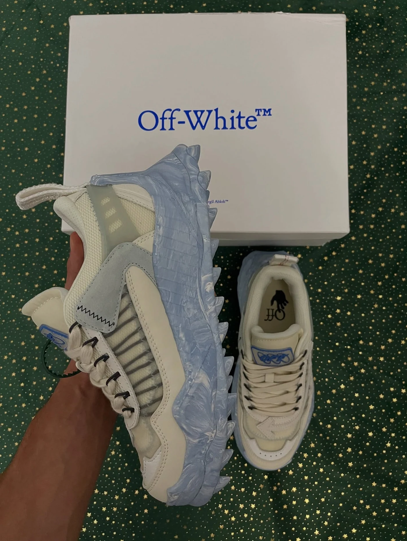Off-White Odsy-1000 Blue Marble, imaginea 6