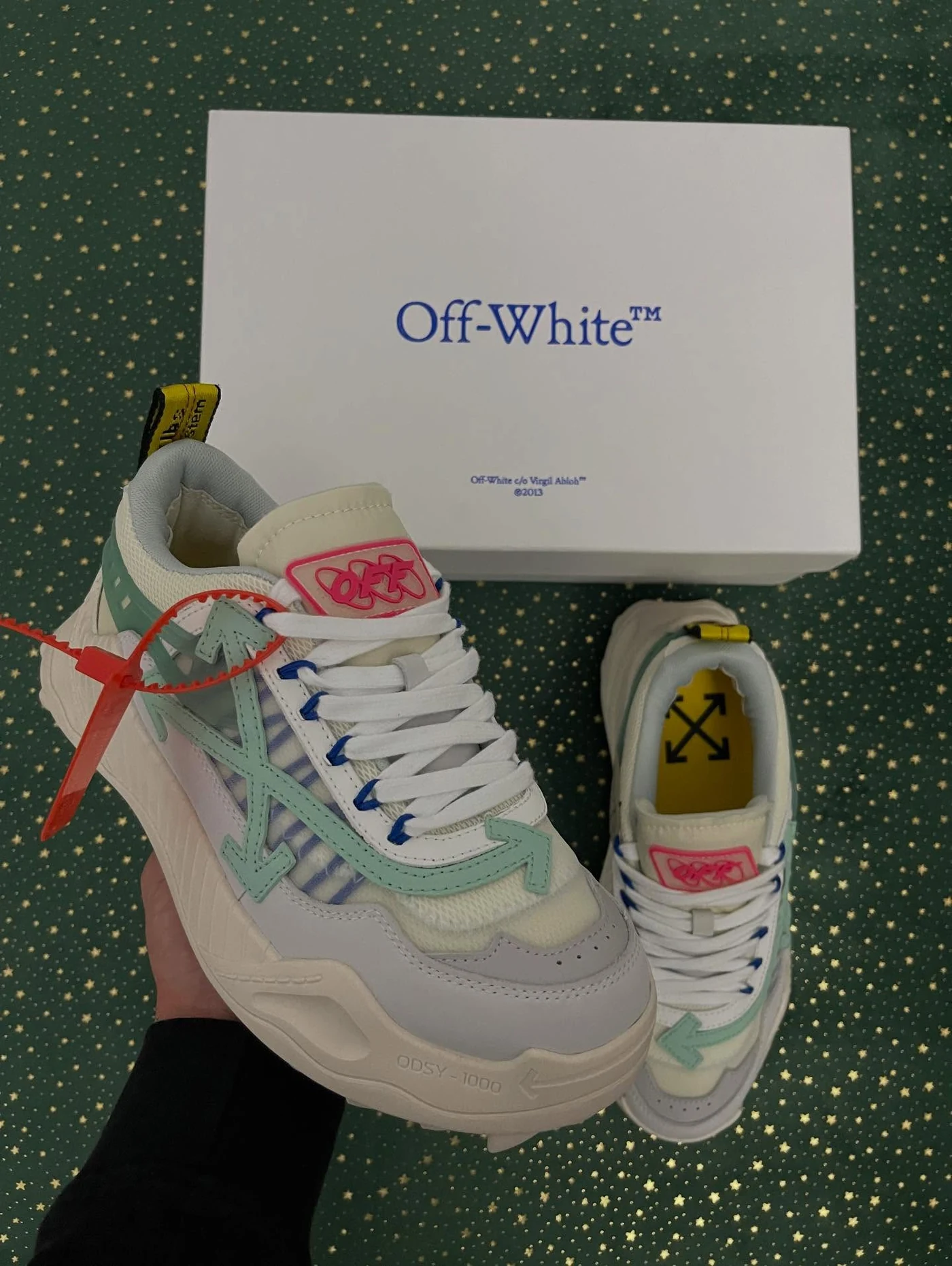 Off-White Odsy-1000 White Pale Blue, imaginea 5