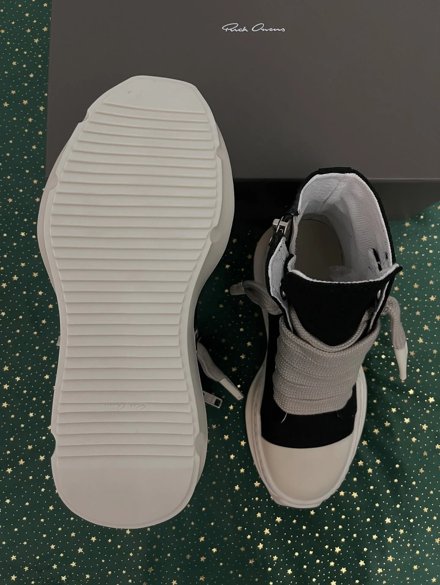 Rick Owens Abstract Jumbo Laces, imaginea 10