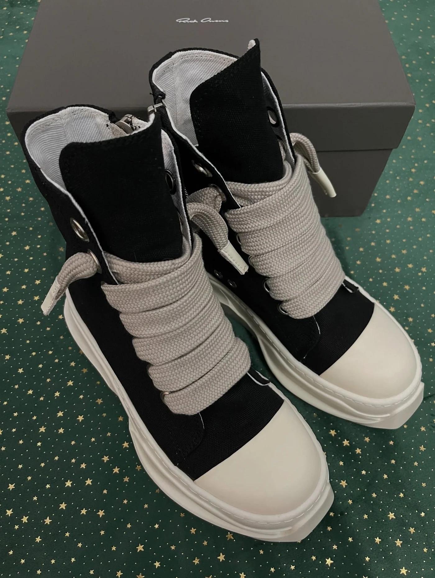 Rick Owens Abstract Jumbo Laces, imaginea 4