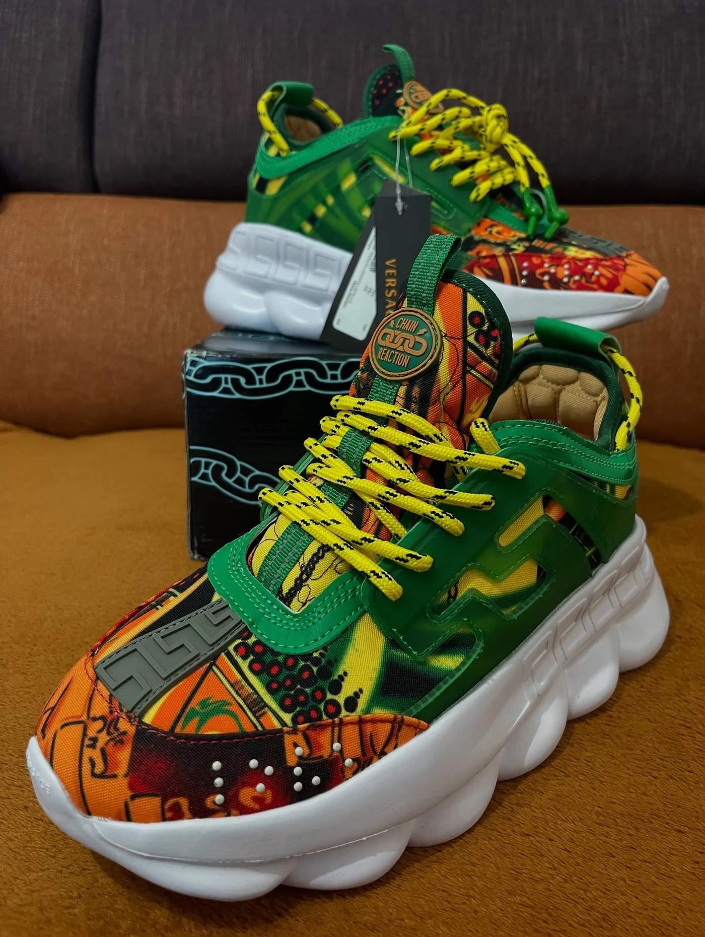 Versace Chain Reaction Tropical Green, imaginea 6